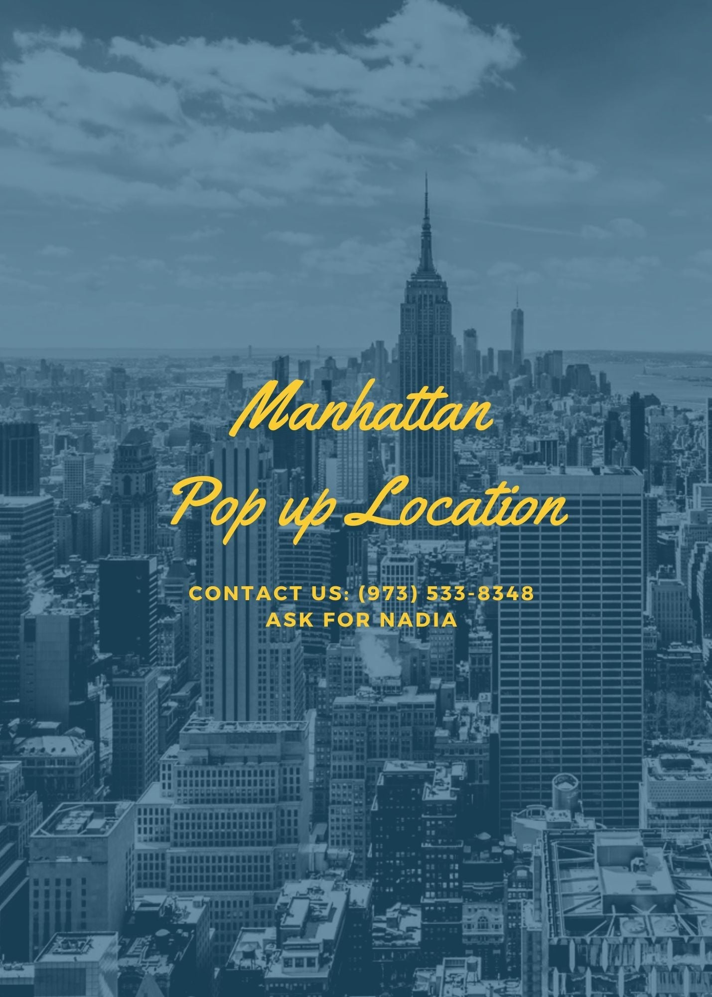 Manhattan Pop Up location