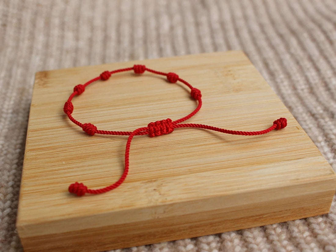 Unraveling the Bracelet Labyrinth: 7-Knot Red String Bracelet (Part 2)