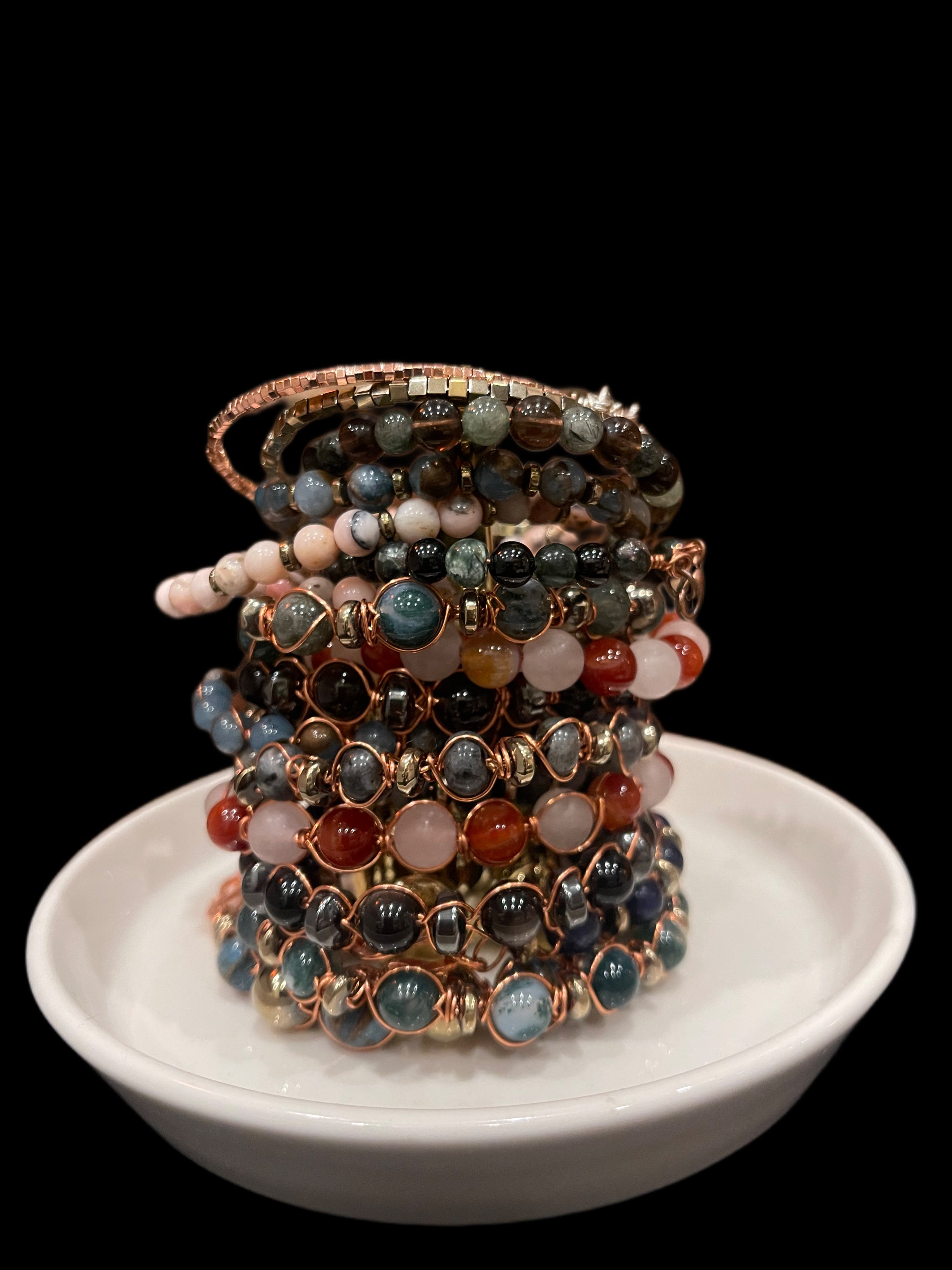 Unraveling the Bracelet Labyrinth: Handmade Copper Wire Woven Crystal Bracelets (Part 6)