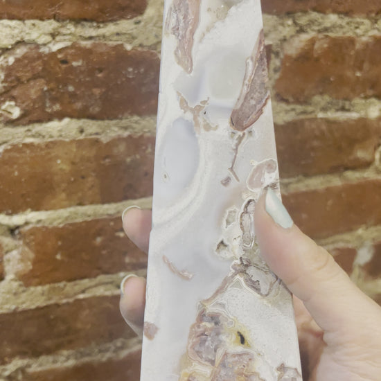 Mexican Crazy Lace Agate Tower