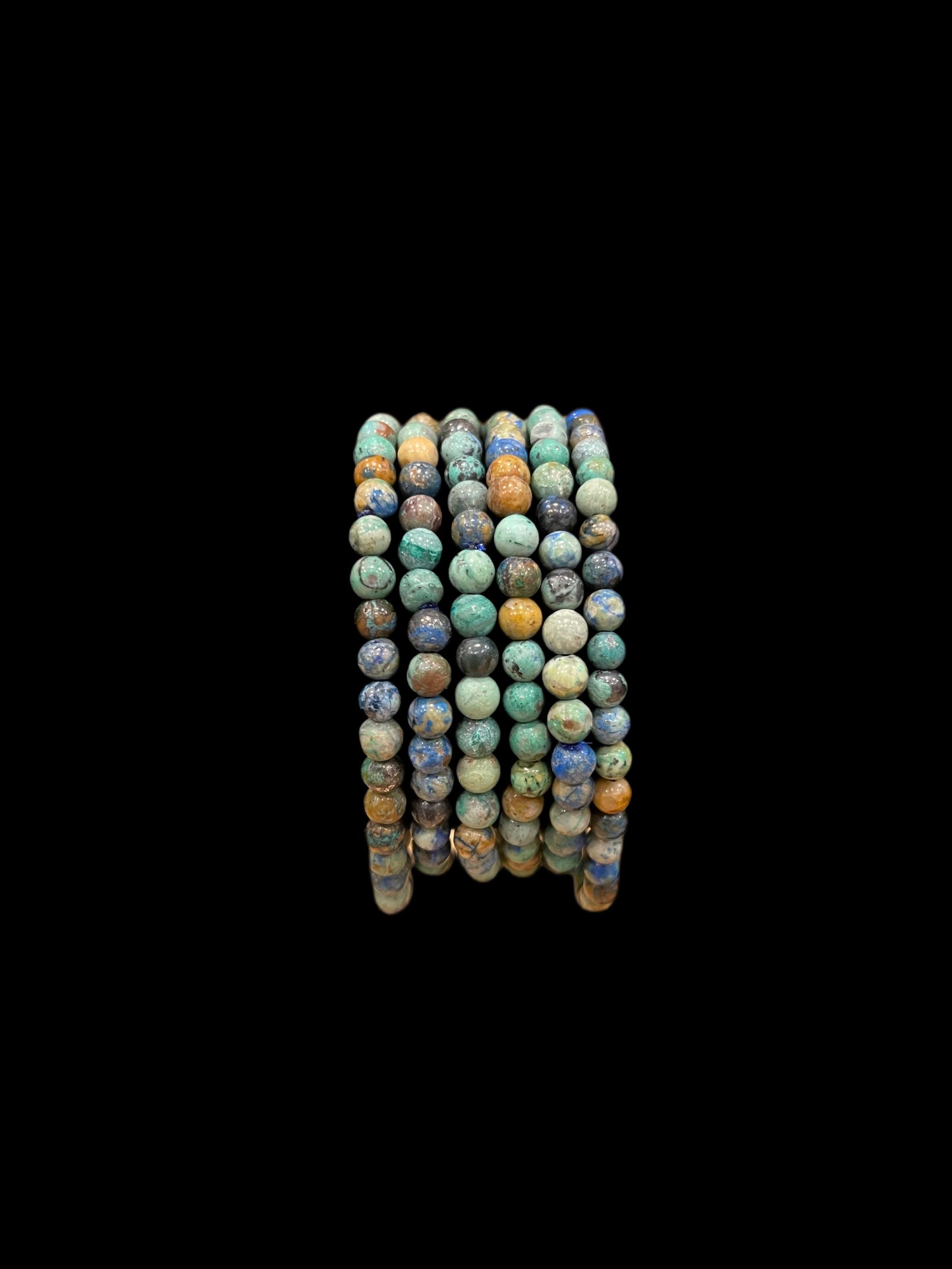 6mm Crysocolla Stretched Bracelet - Available at West Palm Only
