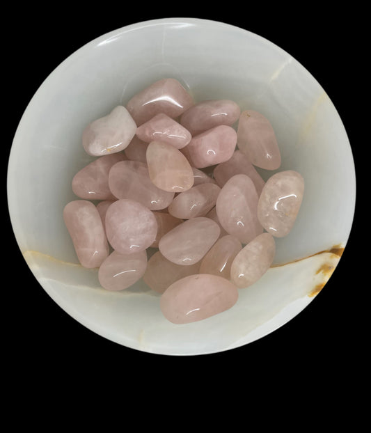 Gemmy Rose Quartz Tumbles - Available at West Palm only