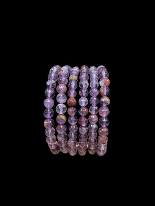 6mm Super Seven Stretch Bracelets - Available at West Palm Only